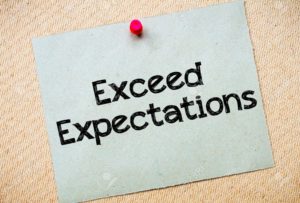 Exceeding Expectations — My three-step approach