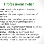 Professional Polish Chart